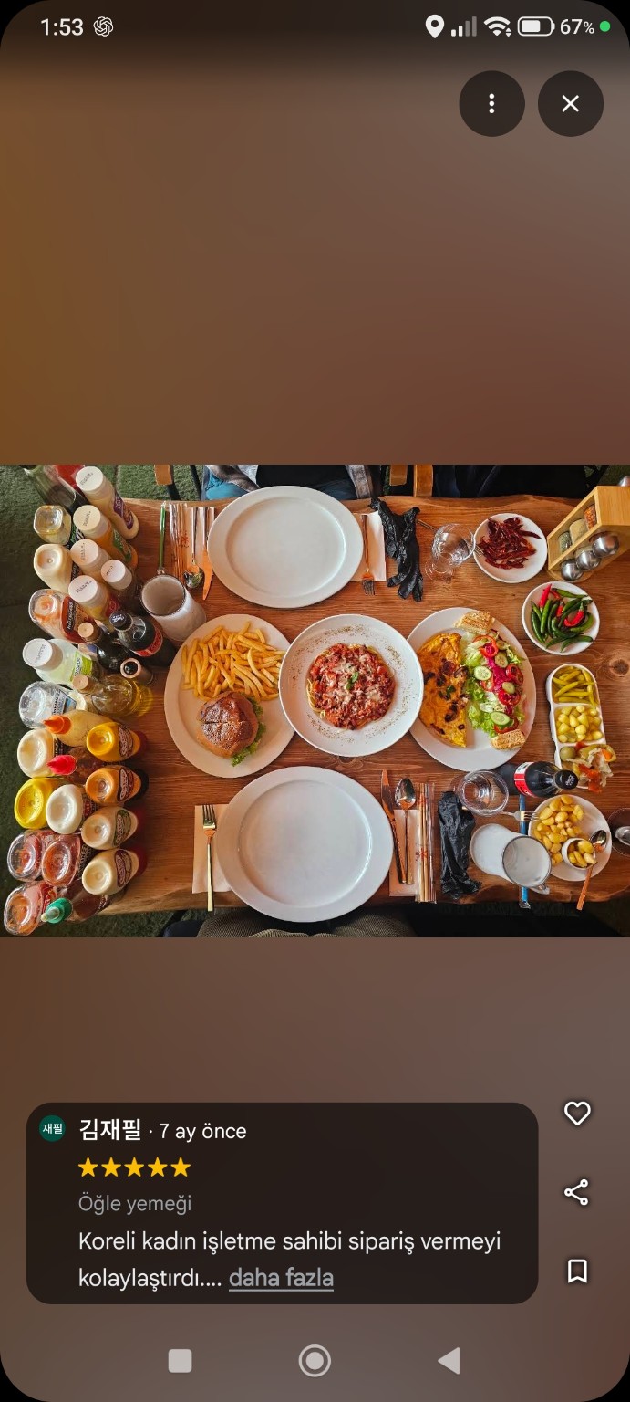 Breakfast table